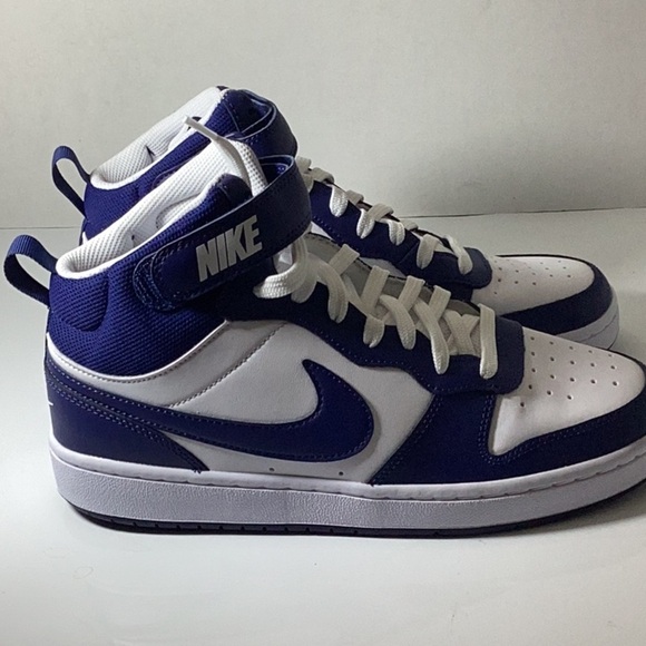 NIKE
COURT BOROUGH MID 2 SNEAKER BLUE/WHITE - Picture 8 of 12